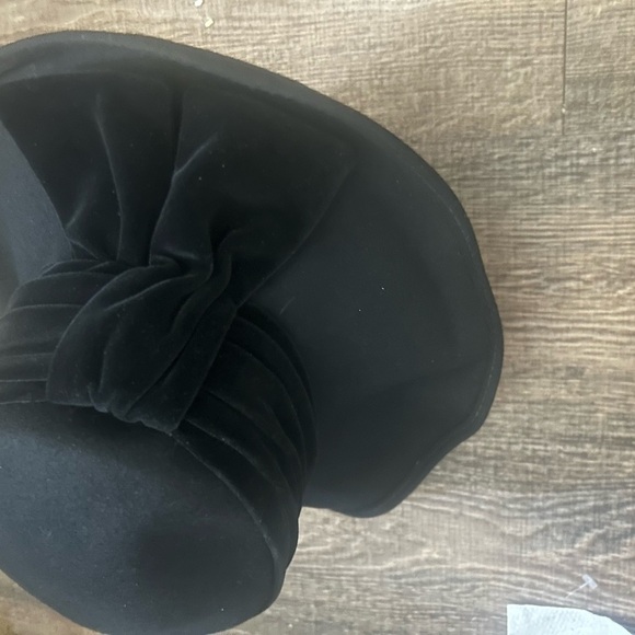 Eric Javits velvet vintage hat with wire brim in excellent vintage condition - Picture 7 of 14